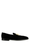 DOLCE & GABBANA DOLCE & GABBANA MAN BLACK VELVET LOAFERS