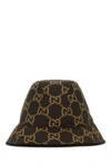 GUCCI GUCCI WOMAN EMBROIDERED FABRIC BUCKET HAT
