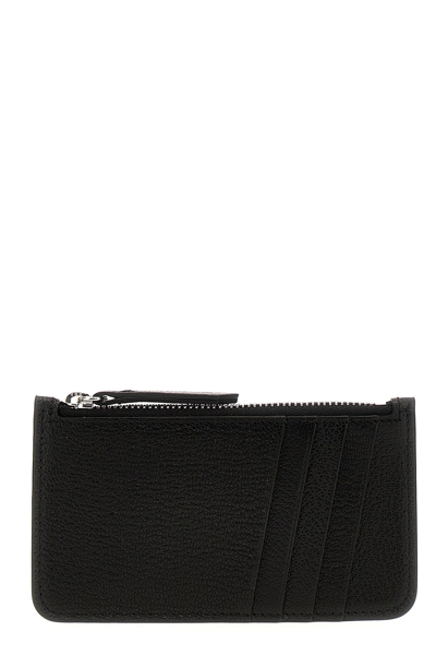 Maison Margiela Men 'four Stitches' Card Holder In Black