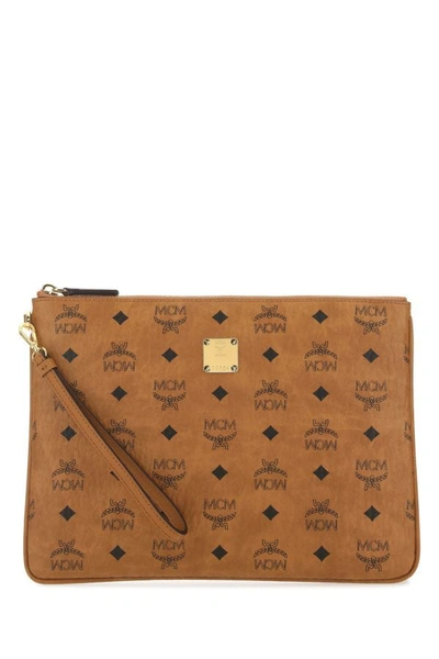 MCM MCM UNISEX PRINTED CANVAS CLUTCH