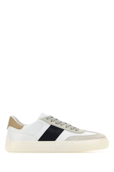 TOD'S TOD'S MAN MULTICOLOR LEATHER SNEAKERS