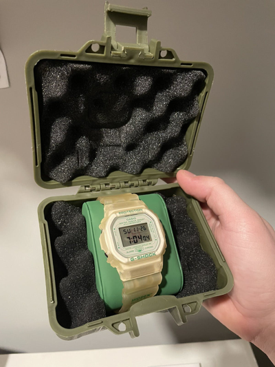 Pre-owned Casio X Hidden Ny Casio G-shock Watch In Box In Green
