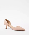 ANN TAYLOR LEATHER D'ORSAY PUMPS