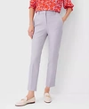 Ann Taylor The High Rise Eva Ankle Pant In Soft Dove