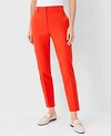 Ann Taylor The High Rise Eva Ankle Pant In Grenadine Punch