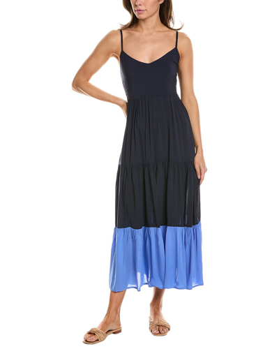Kate Spade New York Tiered Cover-up Dress In Blue