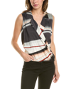 DONNA KARAN DONNA KARAN SURPLICE TOP