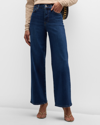 Frame Le Slim Palazzo High Waist Wide Leg Jeans In Majesty