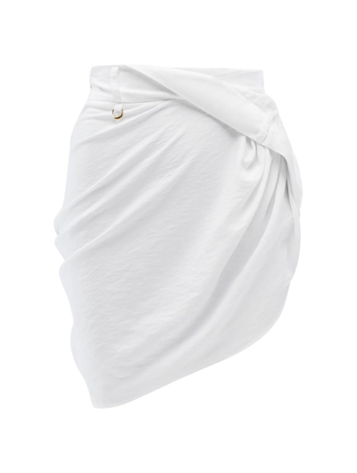 Jacquemus Mini Skirts In White