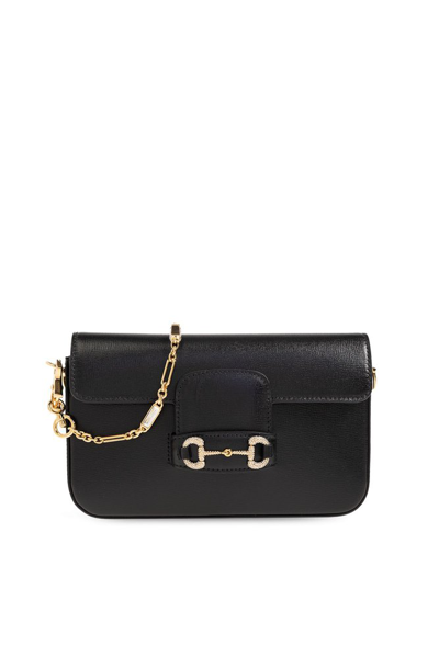 Gucci Horsebit 1955 Mini Handbag In Black