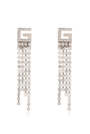 GUCCI GUCCI EMBELLISHED SQUARE G EARRINGS