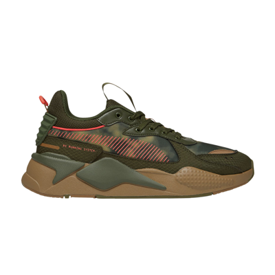 Pre-owned Puma Rs-x 'camo Dye' In Green