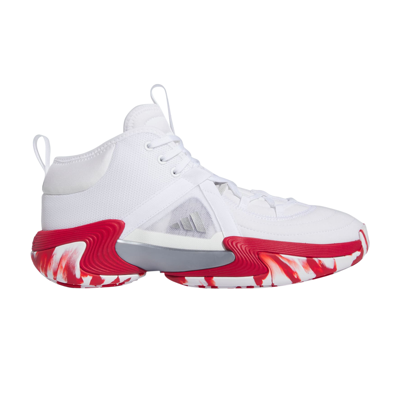 Pre-owned Adidas Originals Wmns Exhibit Select Mid 'white Team Power Red'
