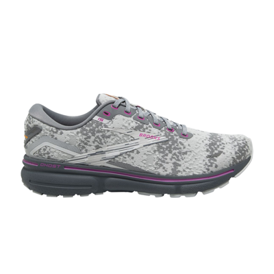 Pre-owned Brooks Ghost 15 'white Oyster Oriole' In Grey
