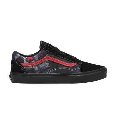 Pre-owned Vans Old Skool 'midnight Shift Black Skull'