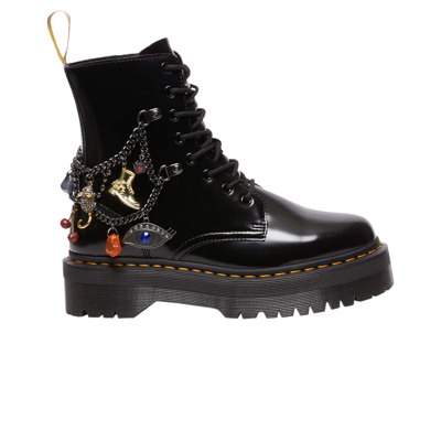 Pre-owned Dr. Martens' Marc Jacobs X Wmns Jadon Smooth Leather Platform Boot 'black'