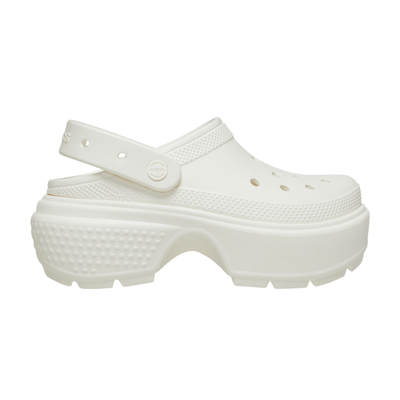 Pre-owned Crocs Stomp Clog 'chalk' In Cream