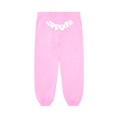 Pre-owned Sp5der Og Web Pink Sweatpants 'pink'