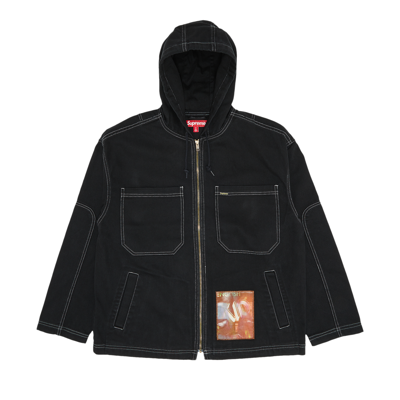 Pre-owned Supreme X Mark Leckey Dream English Kid Hooded Jacket 'black'