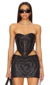 AMOR MIA QUILTED HEART CORSET