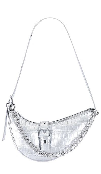 Superdown Jade Faux Leather Bag In 银色