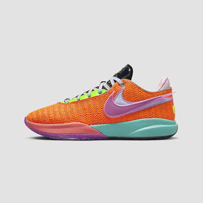 Nike Lebron 20 Ep 减震防滑耐磨 低帮 篮球鞋 男款 橙紫 Dj5422-800 In Orange