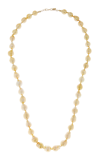 WHITE/SPACE BEATRICE 14K YELLOW GOLD BAROQUE PEARL NECKLACE