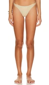 L*space Madonna Bitsy Bottom In Riviera Beach Shimmer Stripe