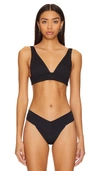 L*space Fused Harley Bikini Top In Black