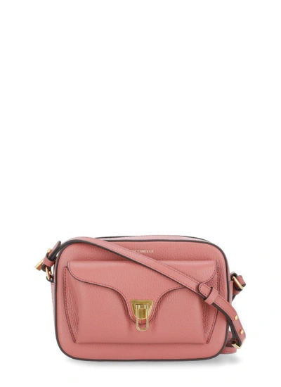 Coccinelle Beat Soft Small Shoulder Bag In Pink