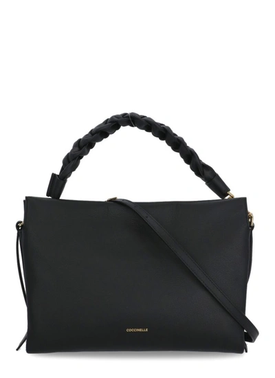 Coccinelle Boheme Shoulder Bag In Black