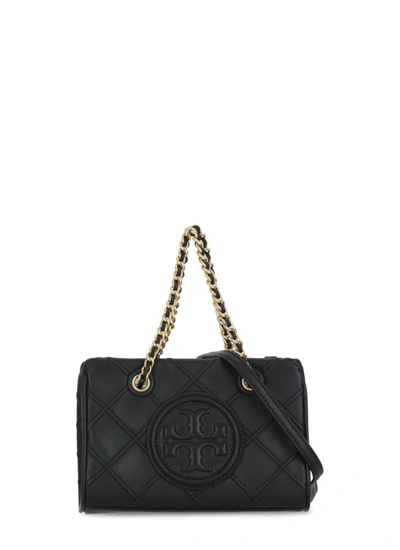 Tory Burch Black Smooth Leather Hand Bag