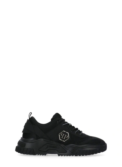 Philipp Plein Black Lace-up Sneakers