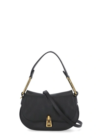 Coccinelle Magie Soft Mini Shoulder Bag In Black