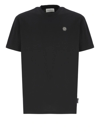 Philipp Plein Black Cotton Tshirt