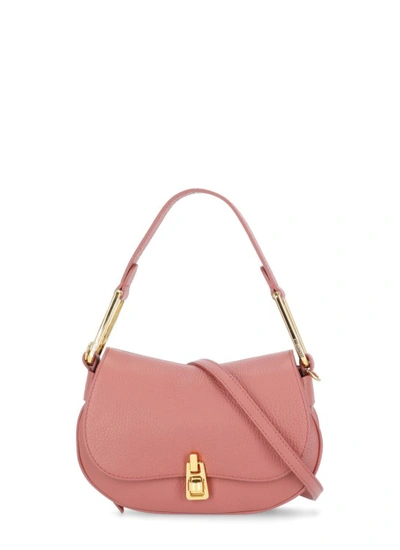 Coccinelle Magie Soft Mini Shoulder Bag In Pink