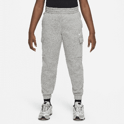 Nike Sportswear Club Fleece Big Kids' Cargo Pants (extended Size) In Grey