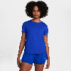 Nike Women's One Classic Dri-fit Short-sleeve Top In Blue