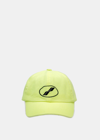 We11 Done We11done Neon Yellow Logo Cap