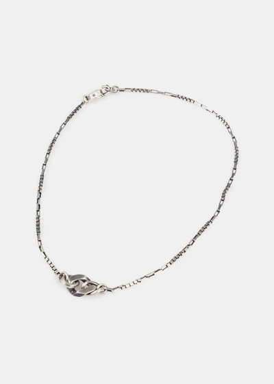 Werkstatt:münchen Werkstatt Munchen Chain-link Detailing Necklace In Silver