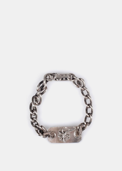 Werkstatt:münchen Werkstatt Munchen Palm Cable-link Chain Bracelet In Silver