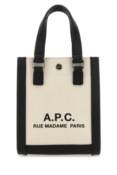 Apc A.p.c. Camille 2.0 Top Handle Bag In Bianco