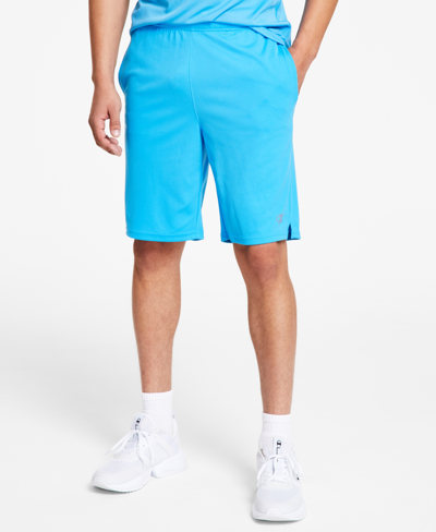 Champion Men's Double Dry Cross-training 10" Shorts In Blue Meridian