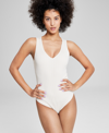 AND NOW THIS WOMEN'S SLEEVELESS SWEATER V-NECK BODYSUIT, CREATED FOR MACY'S