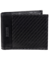 KENNETH COLE REACTION MEN'S TECHNI-COLE RFID LEATHER SLIMFOLD WALLET