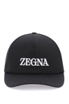 ZEGNA BASEBALL CAP WITH LOGO EMBROIDERY