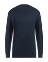 Grey Daniele Alessandrini Man Sweater Midnight Blue Size 36 Cotton