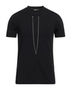 Gazzarrini Man T-shirt Black Size Xxl Cotton