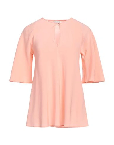 Etro Woman Top Pink Size 10 Silk