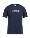 Aspesi Man T-shirt Light Blue Size Xxl Cotton